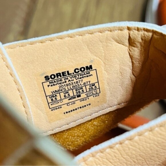 Sorel x Prana Explorer Blitz Stride Sandal Slingback Orange Women Size 8.5 - Picture 9 of 9